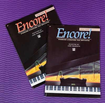 Encore! Book 1 & Book 3 Standard Literature That Motivates Alfred New 2 Books