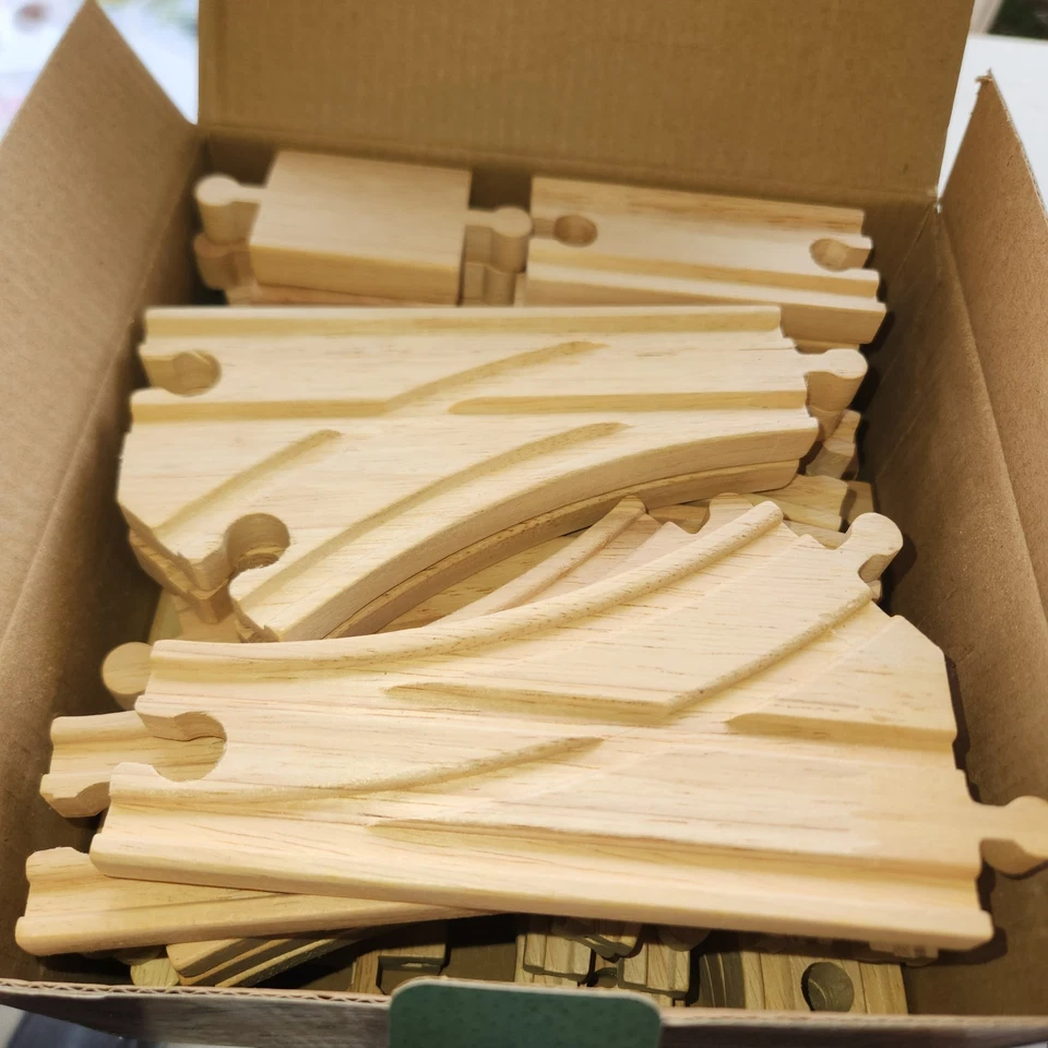 NEW Conductor Carl Wood Train Tracks Expansion Pack, 56 pieces All Wood Tracks - Image 3 of 4