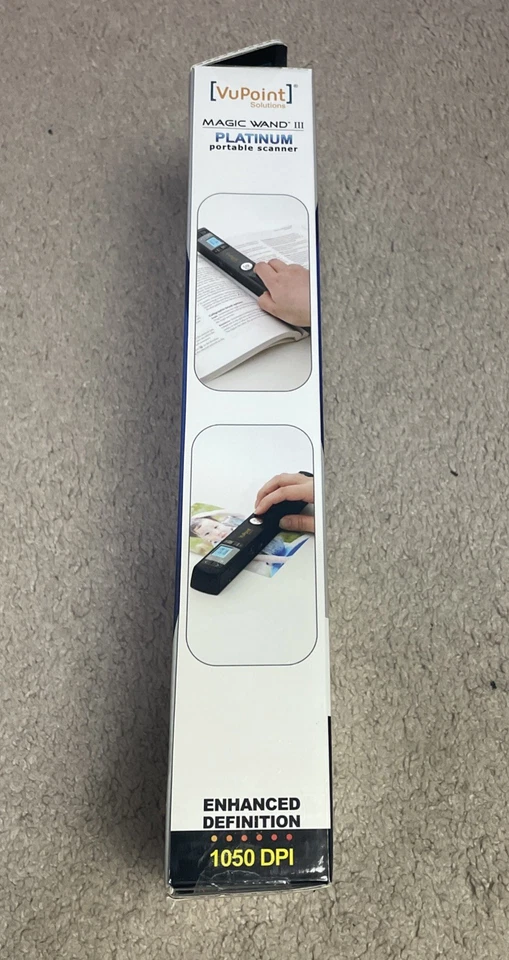 VuPoint Solutions Magic Wand III 3 Platinum Portable Scanner ST442PE New In Box - Image 4 of 4