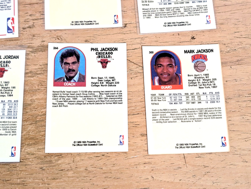 1989-90 HOOPS BK COMPLETE SET, SERIES I, 300 CARDS, JORDAN, ROBINSON RC, EX-NRMT - Picture 9 of 9
