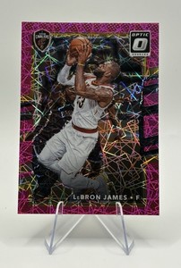 2017-18 Panini Donruss Optic - LeBron James #27 Pink Velocity Prizm /79