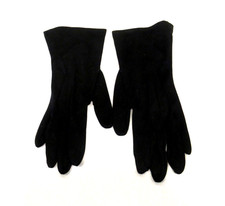 IHarms black nylon gloves, sz. 7, wrist length