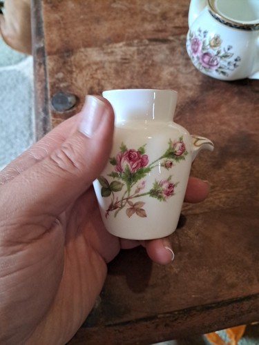 Vintage Miniature Childs Tea Set Floral And Fruit 9 Pieces, Assorted Brands - Picture 13 of 16