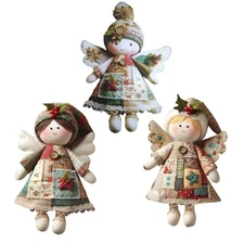 Patch Work For Beginners Angel Doll Ornament Craft Set DIY Holiday Party Decor