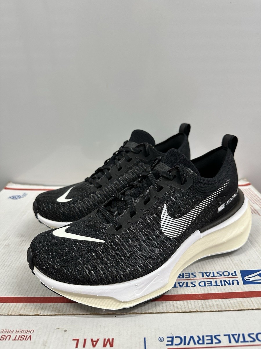 Size 7.5 - Nike ZoomX Invincible 3 Extra Wide Black White for sale