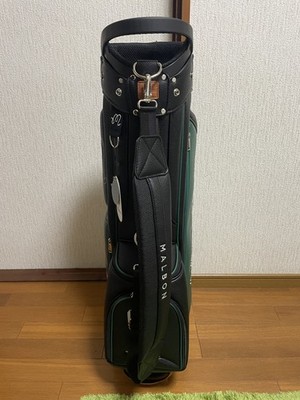 Malbon UNDEFEATED Golf Caddy Bag Green Black Includes 2 hood