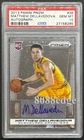 2013-14 PANINI PRIZM RC AUTO:MATTHEW DELLAVEDOVA #38 ROOKIE AUTOGRAPH PSA 10 GEM