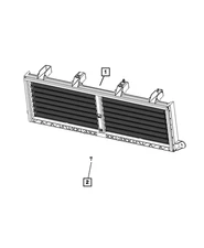 Genuine Mopar Active Shutter Grille 68452775AC