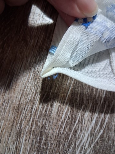 Abito vintage anni 70 BARBIE TAGLIA CLONE, mod Maddie, blu e bianco a pois - Foto 4 di 7