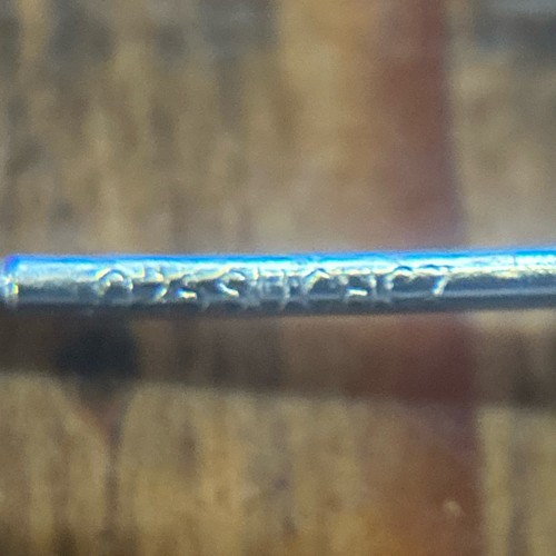 Orecchini a perno in argento sterling con zirconi bianchi 0,25 grammi - Foto 3 di 4