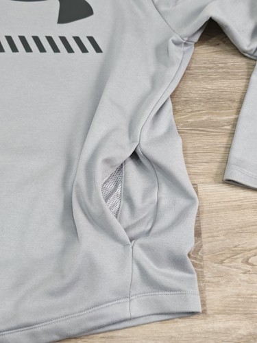 Under Armour Herren Tech Terry Hoodie Metallic Logo Loose Fit Cold Gear Medium - Bild 5 von 12