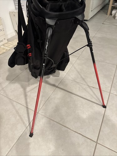 Titleist Hybrid 14 Stand Golf Bag Black And Red - Picture 3 of 6