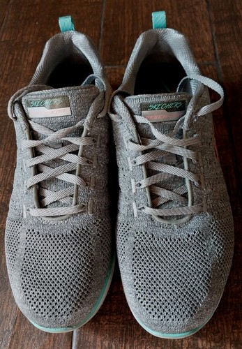 Skechers Women’s Shoes Air Cooled Memory Foam 9.5M Lightweight Walking Sneakers - Picture 3 of 9