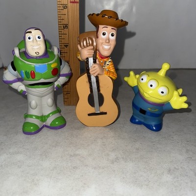 Disney Pixar Toy Story Woody Sheriff Buzz lightyear Martian Hard Hollow Figs 6 