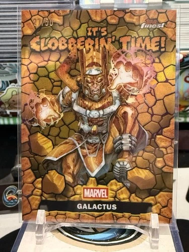 2026 TOPPS FINEST FANTASTIC FOUR ITS CLOBBERING TIME CT-06 GALACTUS GOLD /50 TZ