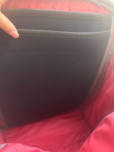 Qwstion Bürotasche grau Laptop Rucksack Lederbesatz Computer Pendler - Bild 11 von 18