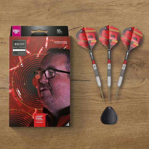 Target Stephen Bunting Darts Set 90% Tungsten Gen 5 Swiss Point SP Steel Tip G5 - Picture 7 of 7