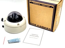 3.7-12 mm CCD Dome Security Camera Color infrared Illumination