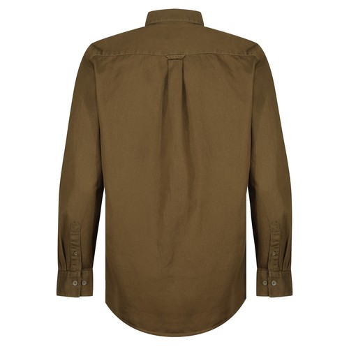 New Mens Long Sleeve Shirt Button Up 100% Cotton Plain Business Smart Casual Top - Picture 28 of 56