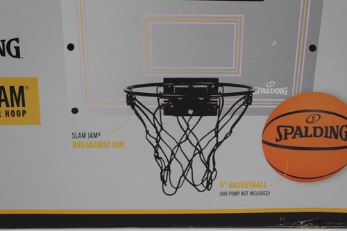 Spalding Slam Jam Over-The-Door Mini Basketball Hoop - Clear C2761 - Picture 7 of 7