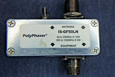 PolyPhaser IS-GF50LN 50 - 1000MHz 50 ohm N Type F Coaxial RF Surge Protector