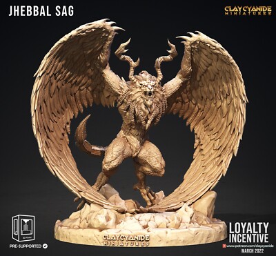 Jhebbal Sag by Clay Cyanide | D&D | DnD | Pathfinder | Print on Demand
