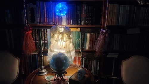 Lady Leota, Light Up, Floating, Head in Ball-Each Unique-5.5" Ball-Handmade - Bild 18 von 18