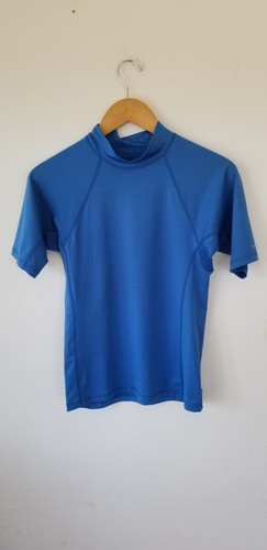 Patagonia  Shirt Kids Xl Short Sleeve Blue Lightweight Outdoor Hike - Picture 1 of 6