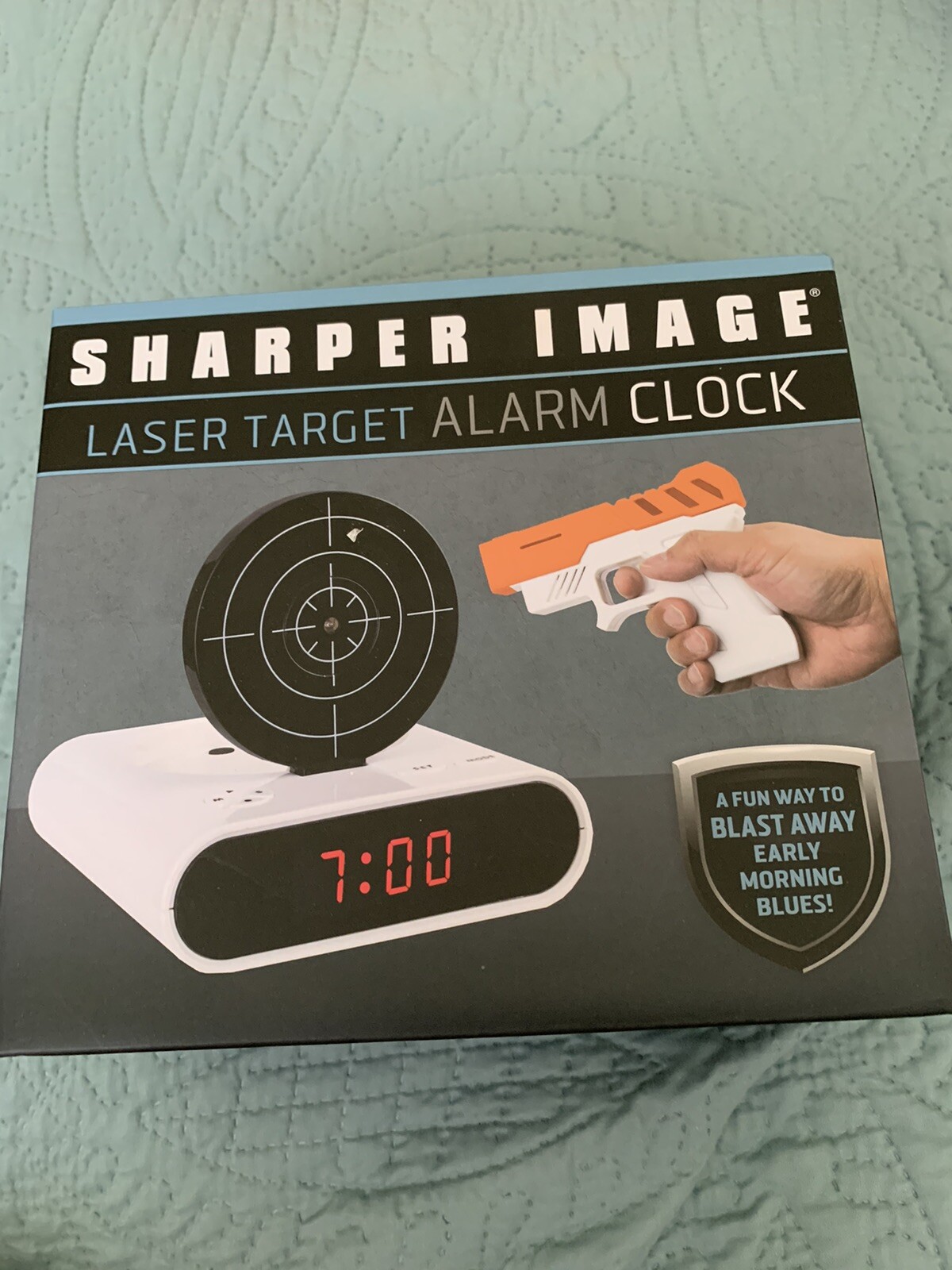 Sharper Image Laser Target Alarm Clock eBay