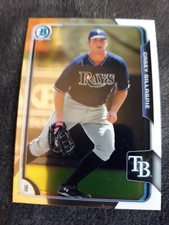 2015 Bowman Chrome Casey Gillaspie #BCP216 Tampa Bay Rays