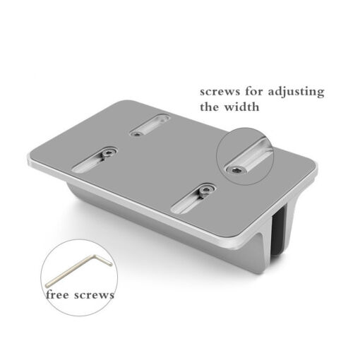 Aluminum Vertical Laptop Stand Adjustable Desktop Holder For MacBook Notebooks - Picture 5 of 12