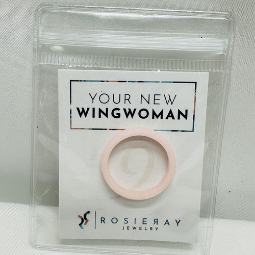 The MOH, Rosie Ray jewelry, RING, millennian pink, Medical Grade Silicone Band - Picture 2 of 8