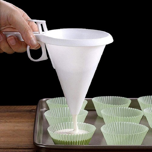 Adjustable Hand-hold Funnel For Chocolate Confectionery Mold Pastry Cream SFG