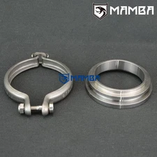 MAMBA 6cm TD05H TD42 Turbo Dump Pipe 2.5" V-Band Adapter Ring Kit