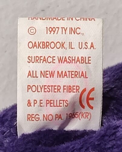 TY® 1997 Beanie PRINCESS DIANA™ P.E Pellets MINT - Picture 4 of 7
