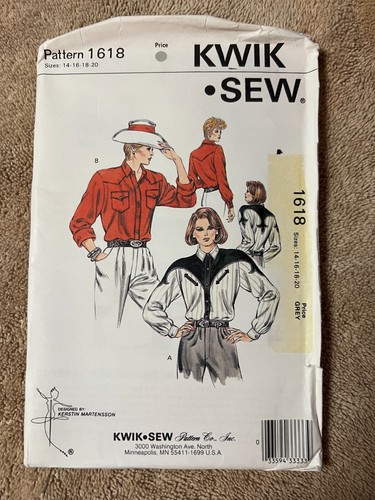Kwik Sew Patterns (W) ~ All Patterns are Size 14-20 * ~ * ~ * ~ * Listing 1131 - Picture 8 of 9