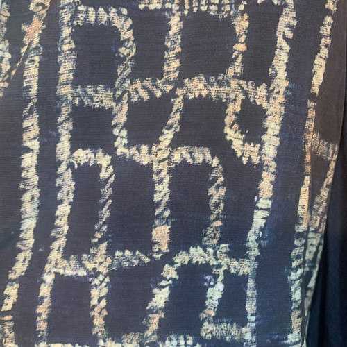 Anthropologie Tiny Shirt Damen Medium Oberteil blau Geometrisches Muster Langarm Roll-Etikett - Bild 4 von 14