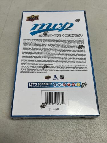 2022-23 Upper Deck MVP Hockey Hobby Box Sealed - Picture 2 of 2