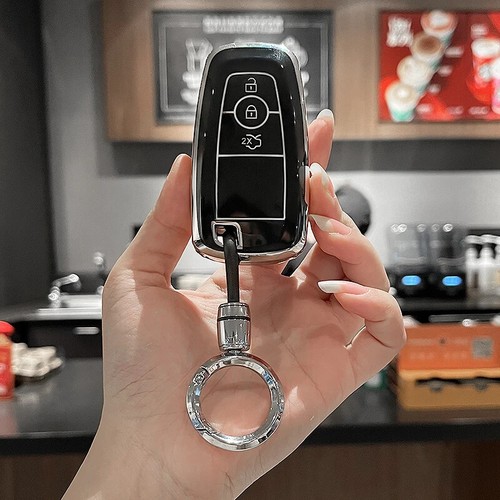 Key Fob Cover Case Keychain TPU case for Mustang Fusion Raptor F250 F350 F450 - Picture 5 of 5