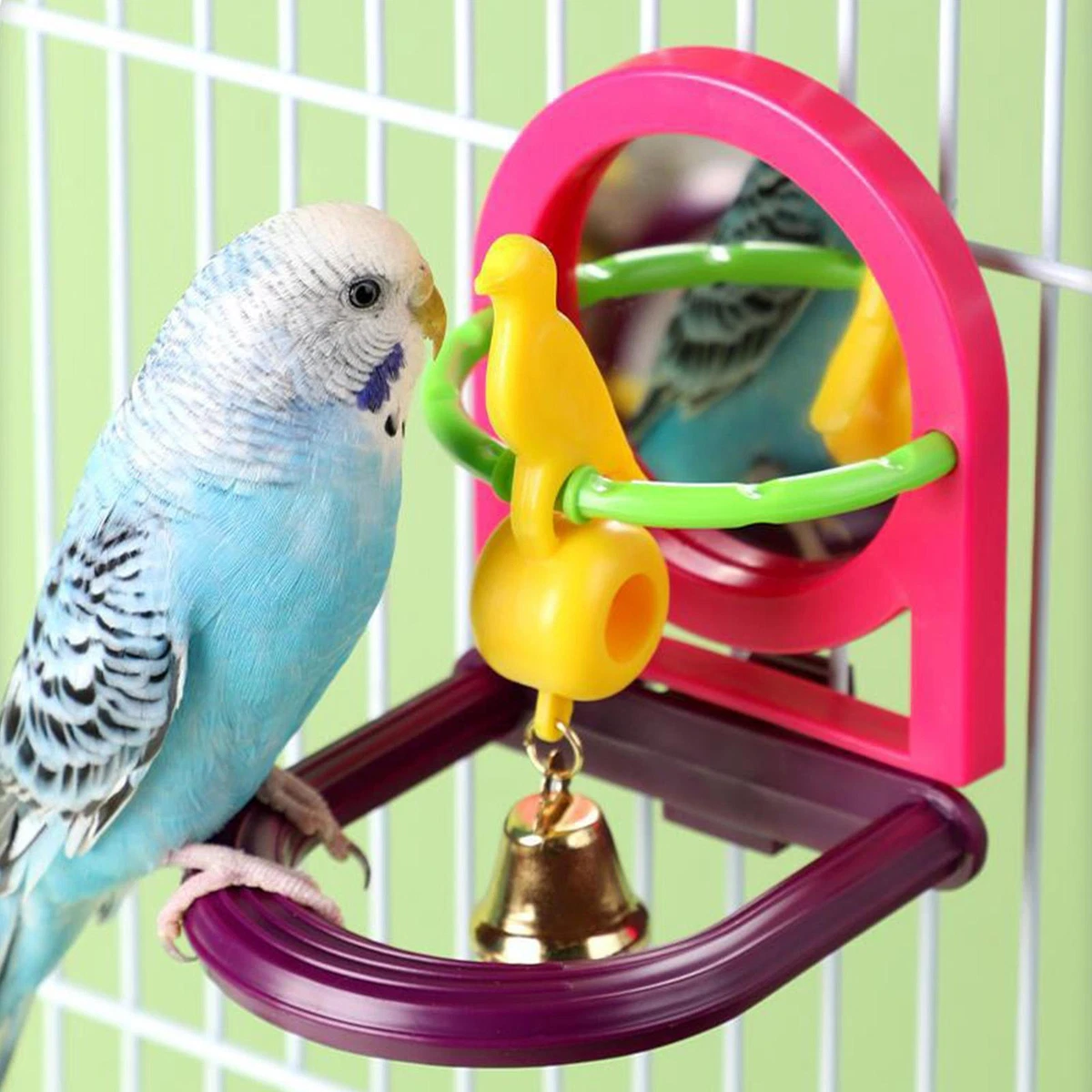 Bird mirror toy cheap