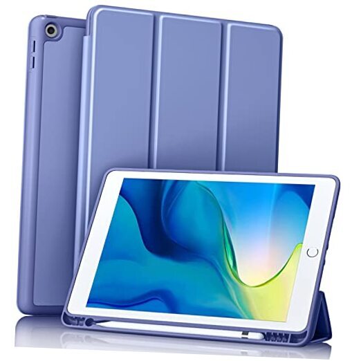 iPad 10.2 Case 2021/2020/2019 - Sleek Blue & Purple Protective Cover