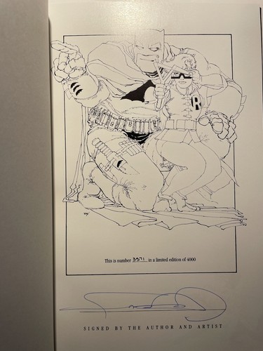 Frank Miller Signed Limited Edition 1986 The Dark Knight Hardcover NEAR MINT!  - Picture 5 of 9