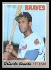 1970 Topps Baseball #555 Orlando Cepeda VG/EX *e2