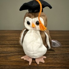 Ty Beanie Baby Wise The Owl Class of 1998 w/ TAG & PROTECTOR **NEW**