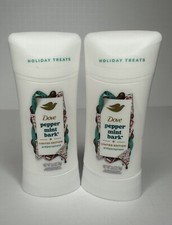 Dove Holiday Treats Peppermint Bark Antiperspirant Deodorant Stick 2.6 OZ- 2 PK