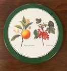 Vintage Melamine Trivet Hot Plate Art P. J. Redoute Orange Fruit Made in Italy