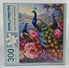 Bits And Pieces PEACOCKS  Puzzle With 300 Large Pieces 18 X 24"Oleg Gavrilov NEW