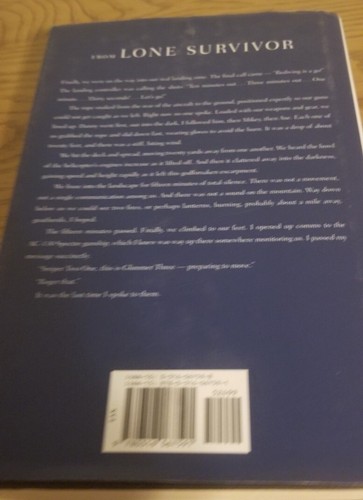 Lone Survivor Marcus Luttrell Patrick Robinson - HC First Edition - Soldier Sig. - Foto 6 di 9