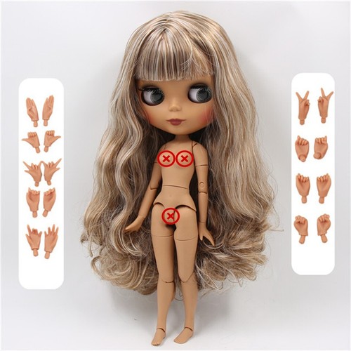 Muñeca ICY DBS Blyth cuerpo articulado cabello castaño rubio 30 cm 1/6 Bjd juguete niñas regalo - Imagen 18 de 26