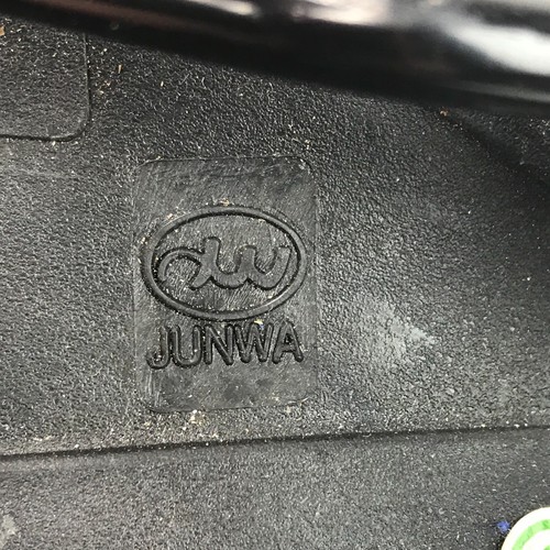 Universal Mountainbike Sitz 7/8" Loch schwarz mit weißen Nähten JUNWA - Bild 5 von 13